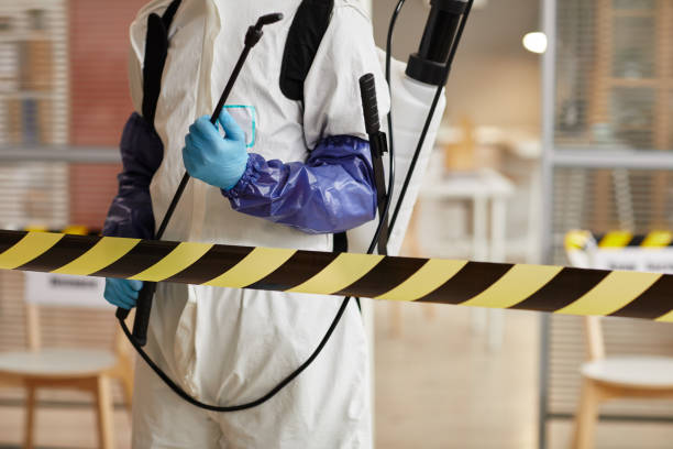 Professional Biohazard Cleanup technician working in West Orange, NJ